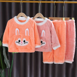 Kid Baby Girls Home Autumn Winter Suit Pajamas