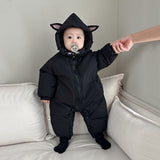 0-3T Baby Jumpsuit Thick Winter Romper