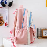 Back to School 3-Piece Kid Girls Yellow Backpack Set Lightweight Aesthetic Bookbag