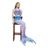 Kids Girls Mermaid Swimwear Holiday Beach Tropical Bathing Swimsuit