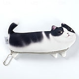 Simulation Fish-Shaped Pencil Case Waterproof Pencil Coin Purse