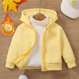 Baby Girl Boy Cozy Jacket Soft Warm Zip-Up Coat