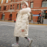 Kid Girl Down Cotton Winter Medium Large Coats Jackets