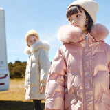Kid Girls Winter Cotton-padded Jacket Coats