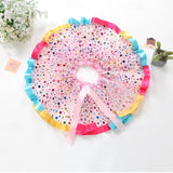 2 Pcs Kids Girls Cute Patchwork Yellow Pink Blue Skirts