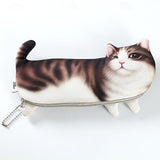 Simulation Fish-Shaped Pencil Case Waterproof Pencil Coin Purse