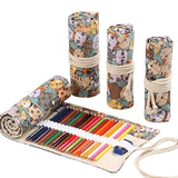 Pencil Roll Case 12/24/36/48/72/108 Exquisite Pencil Packaging Student Stationery