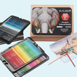 180 Pcs Professional Colored Pencils Drawing Pencils Tin Box Package