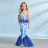 Kid Girl Mermaid Princess Theme Party Costume Cosplay Carnival Dresses