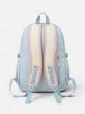 Kid Women Macaron Polyester Backpack Large Capacity School Bag