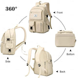 Kid Waterproof Oxford Fabric Stylish Multi-pocket Backpack for School and Travel