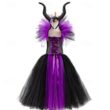 Book Week 2026 Kids Girls' Cosplay Dress Cosplay Custome Party Dress Solid Color Long Sleeve Performance Party Mesh Gothic Halloween Custome Maxi Party Dress Swing Dress Tulle Dress Summer