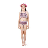 Kid Girl Mermaid Ariel Swimwear Bikini Holiday Masquerade Swimsuits