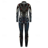 Family Matching Jumpsuit Halloween Print  Long Sleeve Pajamas Outfits