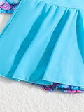 Kids Girls Swimsuit Outdoor Beach Mermaid Vacation Sports Fashion Bathing Suits