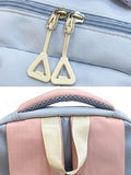 Kid Macaron Polyester Backpack Large Capacity School Bag Backpacks