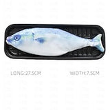 Simulation Fish-Shaped Pencil Case Waterproof Pencil Coin Purse