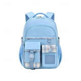 Kid Primary School Girls Lightweight Backpack Large Capacity Waterproof Schoolbags