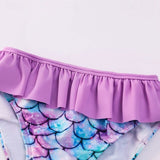 Kids Girls Swimsuit Outdoor Beach Vacation Tropical Sports Bathing Swimwear