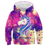 3-12Y Kids Girls Animal Casual Long Sleeve Cute Fall Multicolor Hoodie