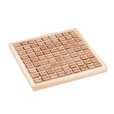 Montessori Educational Wooden Math Toys 99 Multiplication Table Math Arithmetic Teaching Aids