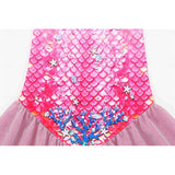 Kid Girl Mermaid Princess Swimwear Movie Cosplay Party Holiday Swimsuits