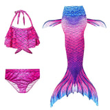 Kid Girl Mermaid Ariel Swimwear Bikini Holiday Masquerade Swimsuits