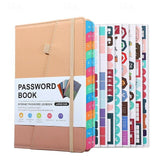 Password Book A5 Letter Tag  Notebook Login Manager 240 Pages 3 Packs