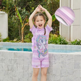 Kids Girls Swimsuit Outdoor Party Unicorn  Fashion Bathing Suits