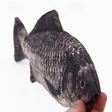 Simulation Fish-Shaped Pencil Case Waterproof Pencil Coin Purse