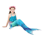 Kid Girl Mermaid Ariel Swimwear Bikini Holiday Masquerade Swimsuits