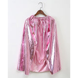 Kids Girls Halloween Cape Solid Fashion Coat Outerwear