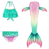 Kid Girl Mermaid Ariel Swimwear Bikini Holiday Masquerade Swimsuits