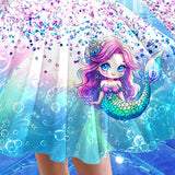 Kid Girls 3D Mermaid Long Sleeve Fall Spring Holiday Princess Knee-length Dresses