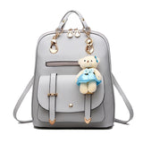 Kid Girl Backpack Large Capacity Leather Shoulder Bags Back to School Gift