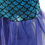 Kids Girls Mermaid Sleeveless Performance Costume Dresses