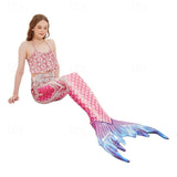 Kids Girls Mermaid Swimwear Holiday Beach Tropical Bathing Swimsuit