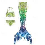 Kids Girls Mermaid Swimwear Holiday Beach Tropical Bathing Swimsuit