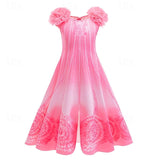 Book Week 2026 Magical Witch Fantasy Princess Fairytale Good Witch Dress Fancy Costume Carnival Costume Princess for Girls' Kid's Christmas Carnival Book Week Performance Party