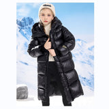 4-13Y Kids Girls Down Puffer Jacket Active Zipper School Coat Outerwear