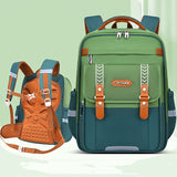 Kids Primary School Ergonomic Backpack Waterproof Large-capacity Schoolbag