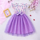 Book Week 2026 Kids Girls' Dress Unicorn Short Sleeve Outdoor Casual Fashion Adorable Polyester Knee-length Casual Dress A Line Dress Summer 4 years+ Light Pink White Pink