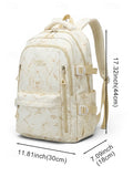 Student Boy Girl Large Capacity Polyester Schoolbag Backpacks