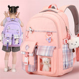 Kid Girls Cartoon School Daily Cute Backpacks Bookbags