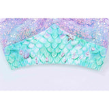 Kid Girl Mermaid Princess Swimwear Movie Cosplay Party Holiday Swimsuits