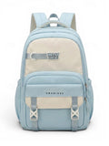 Kid Boys Girls Student Large Capacity Polyester Multi-Pockets Schoolbags
