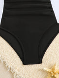 Kids Girls Swimsuit Outdoor Beach Vacation Fashion Patchwork Bathing Suits