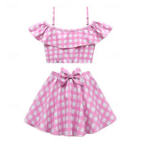 Kids Girl Swimwear Outdoor Beach Print Bathing SwimSuits