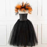 Book Week 2026 Kids Girls' Cosplay Dress Cosplay Custome Party Dress Solid Color Long Sleeve Performance Party Mesh Gothic Halloween Custome Maxi Party Dress Swing Dress Tulle Dress Summer