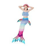 Kid Girl Mermaid Ariel Swimwear Bikini Holiday Masquerade Swimsuits